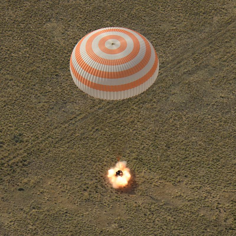 Soyuz MS-25 returned astronauts, including an American, to Earth - Roscosmos, Cosmonautics