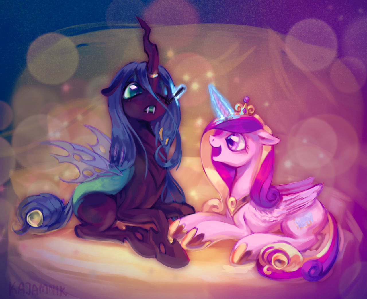 Девичник - My Little Pony, Princess Cadance, Queen Chrysalis