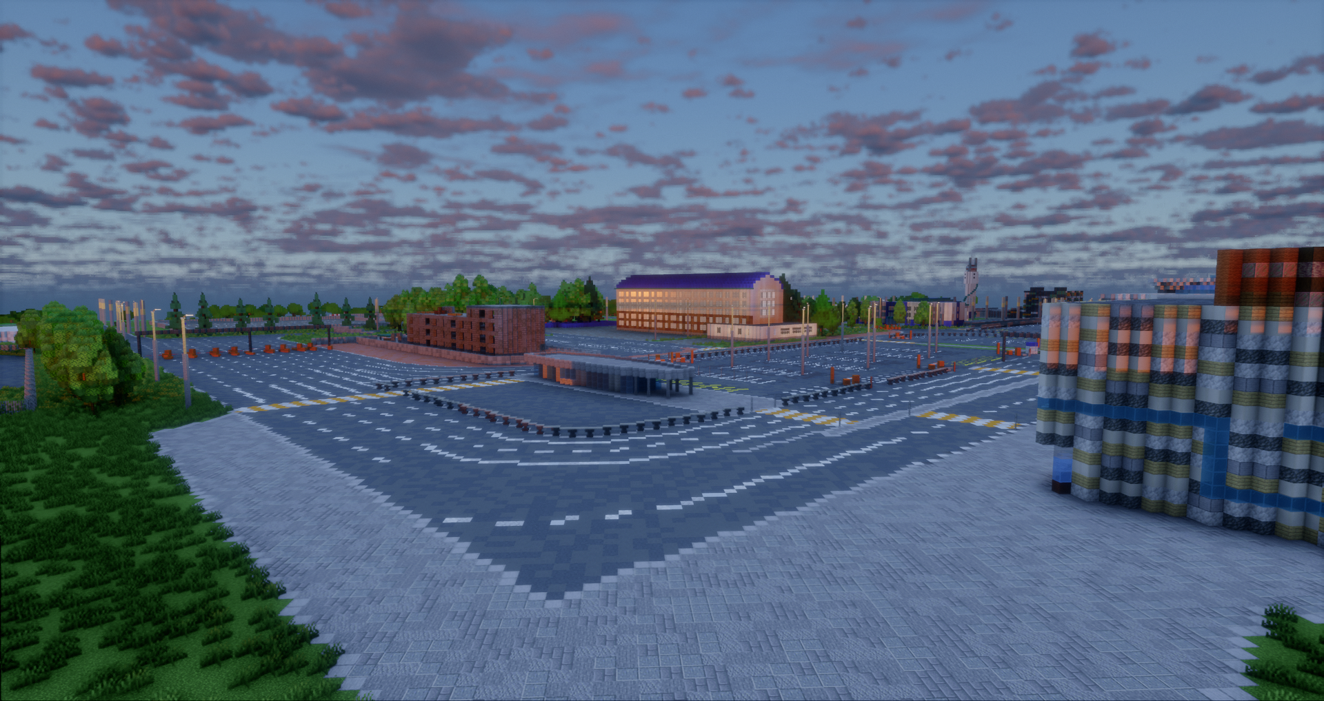 I built Ufa airport in Minecraft 1 to 1! - My, Minecraft, Building, The airport, Ufa, Bashkortostan, Architecture, Town, Urbanism, Longpost