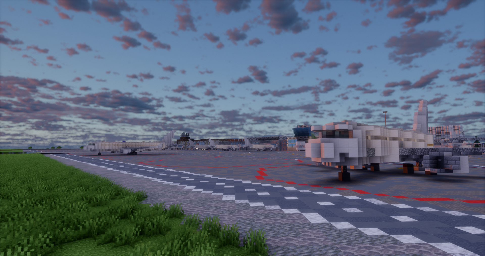 I built Ufa airport in Minecraft 1 to 1! - My, Minecraft, Building, The airport, Ufa, Bashkortostan, Architecture, Town, Urbanism, Longpost