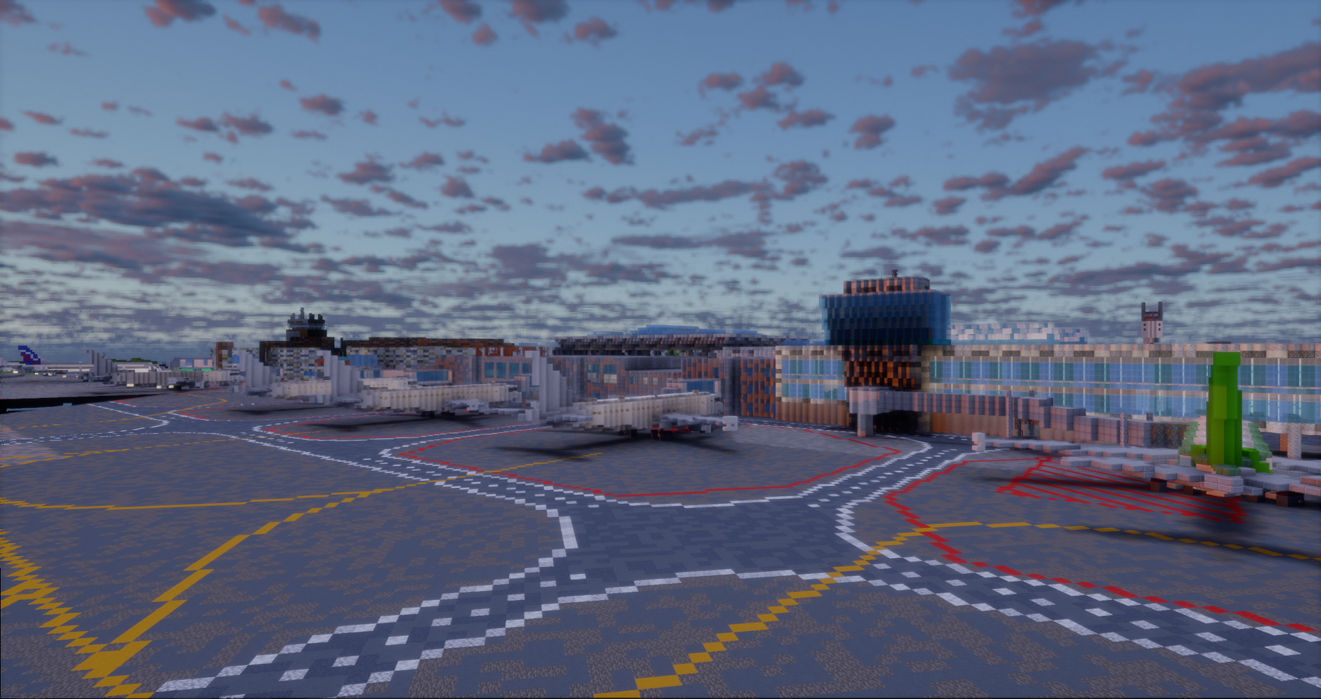 I built Ufa airport in Minecraft 1 to 1! - My, Minecraft, Building, The airport, Ufa, Bashkortostan, Architecture, Town, Urbanism, Longpost