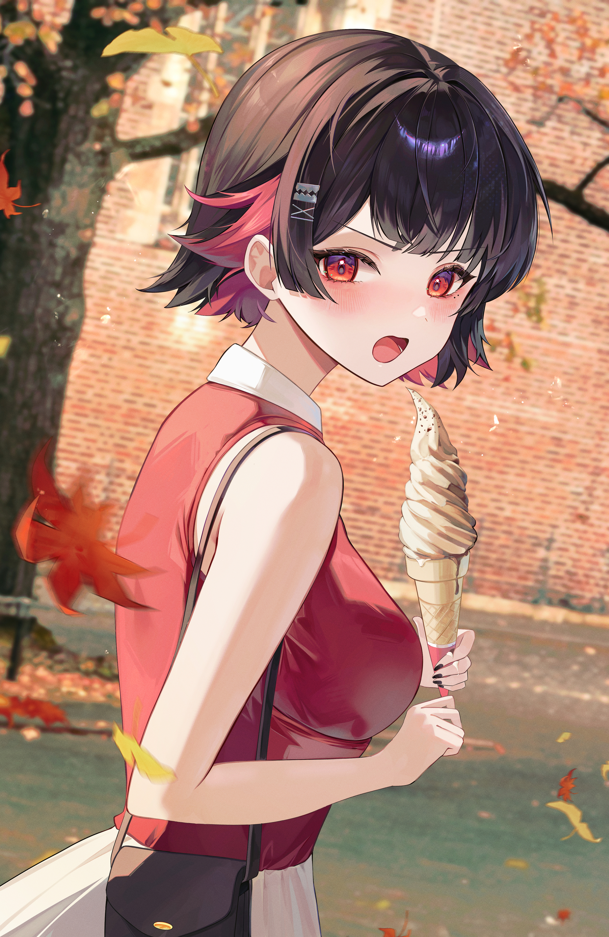 Walk - Anime art, Anime, Zenless Zone Zero, Ellen Joe (zzz), Ice cream, Longpost