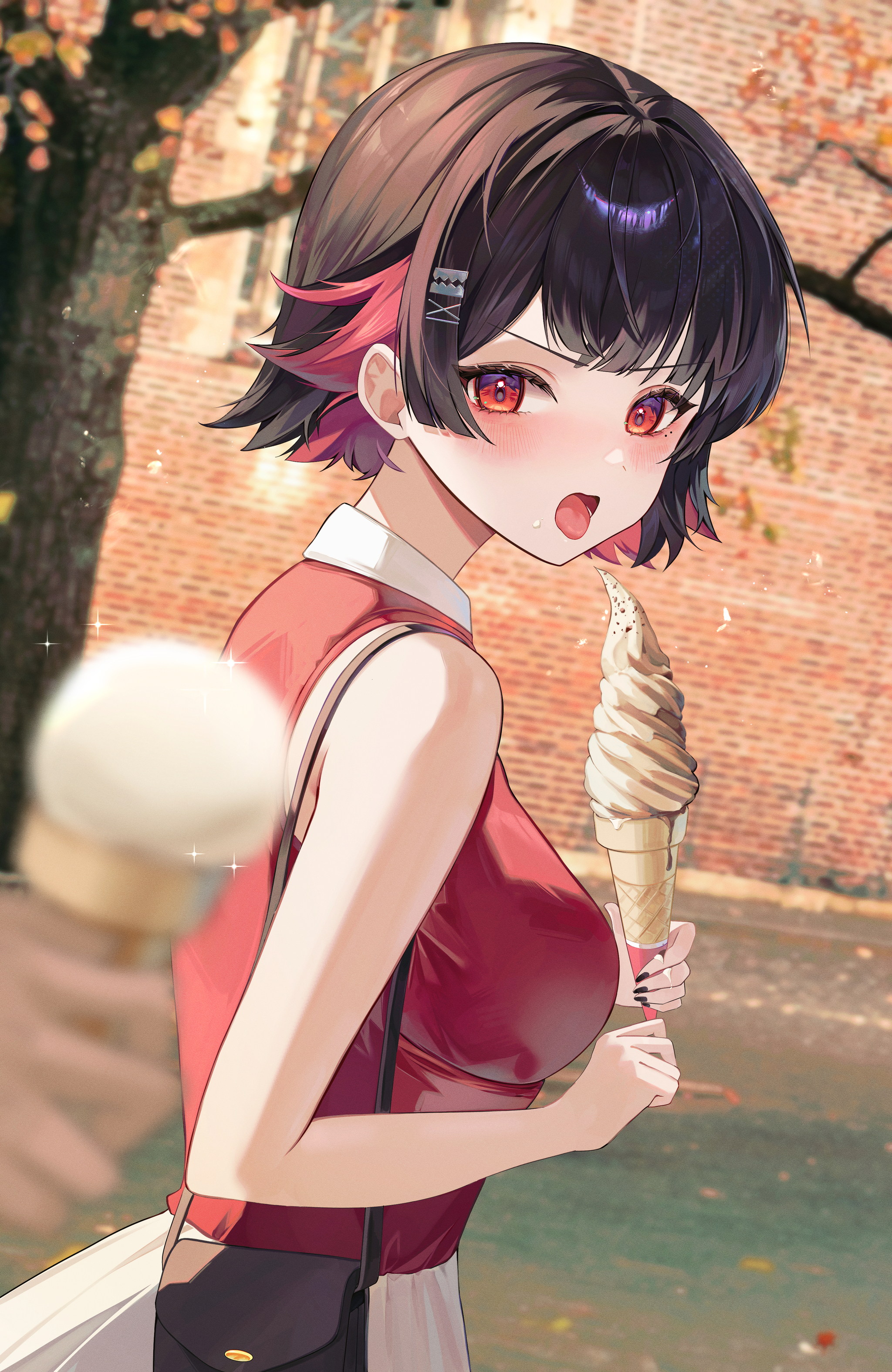 Walk - Anime art, Anime, Zenless Zone Zero, Ellen Joe (zzz), Ice cream, Longpost