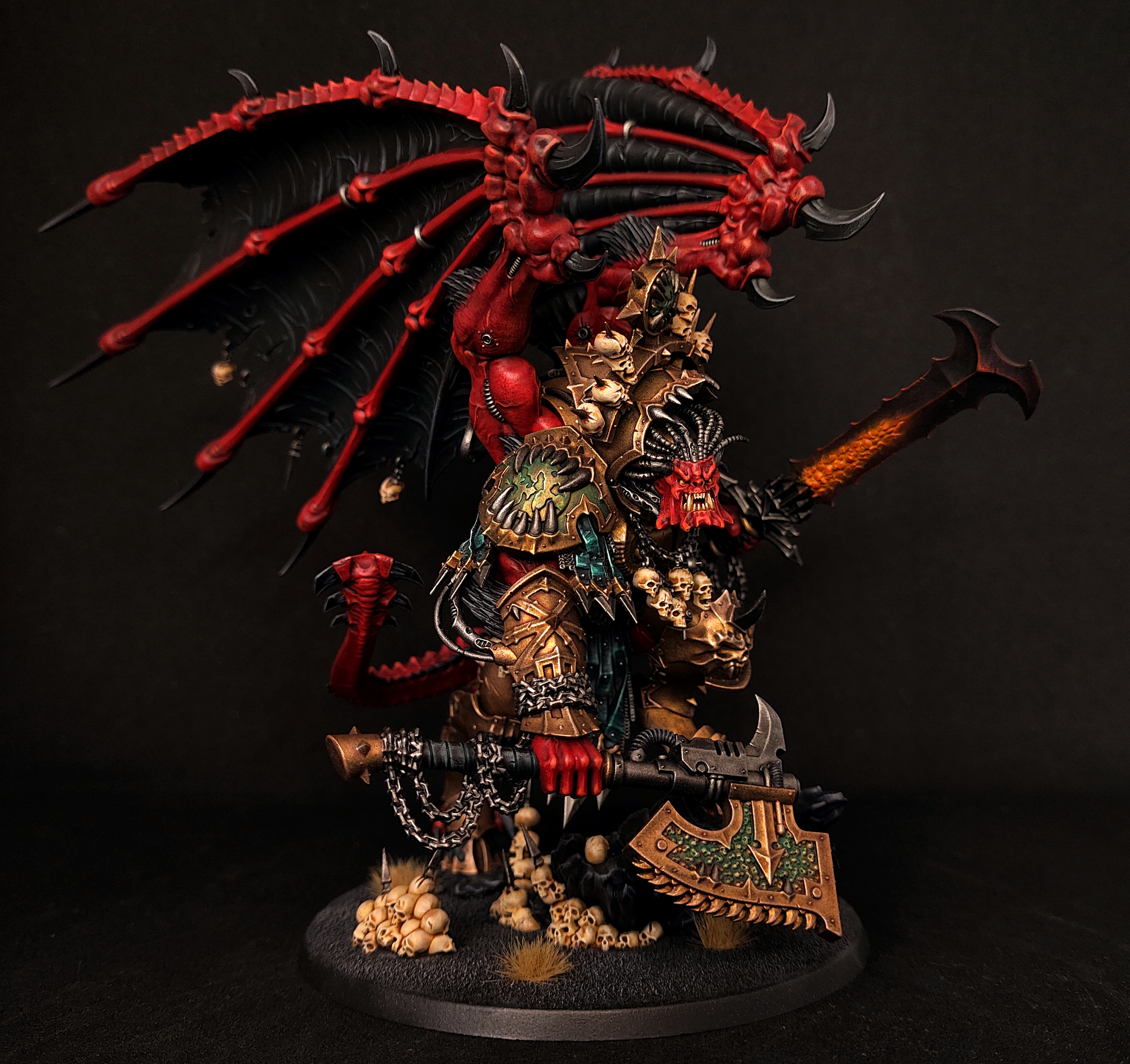 Evil Ronald - My, Wh miniatures, Painting miniatures, Warhammer 40k, Warhammer, Angron, Longpost