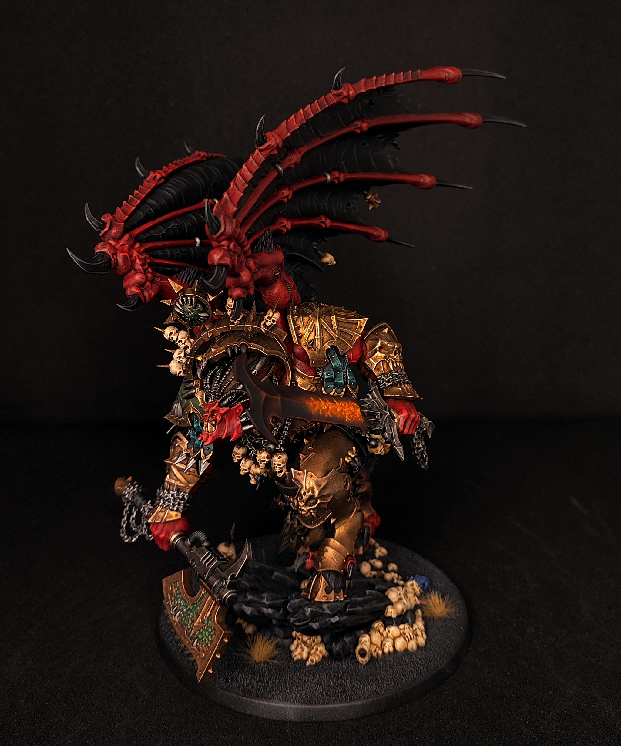 Evil Ronald - My, Wh miniatures, Painting miniatures, Warhammer 40k, Warhammer, Angron, Longpost