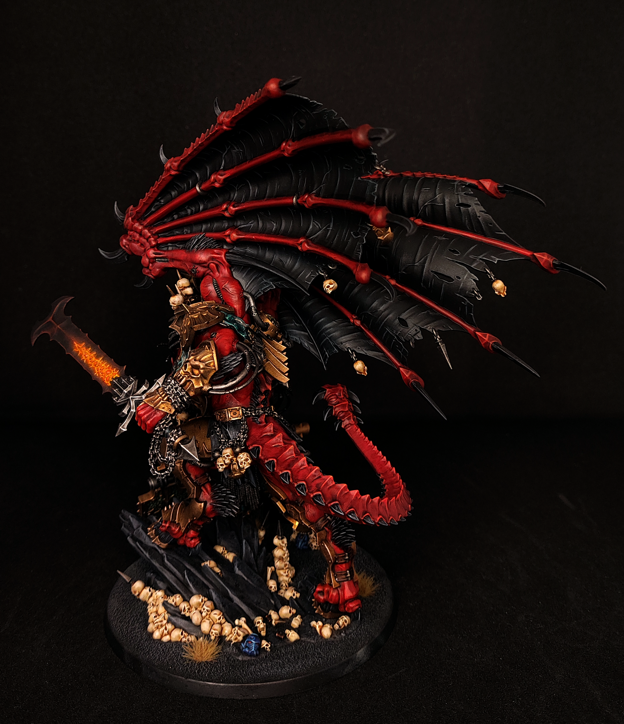 Evil Ronald - My, Wh miniatures, Painting miniatures, Warhammer 40k, Warhammer, Angron, Longpost