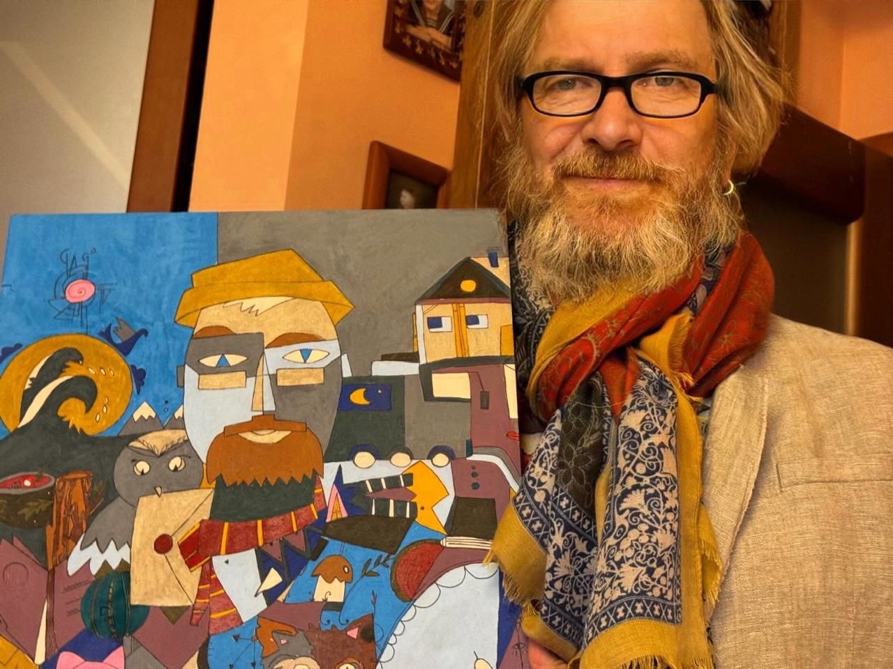 This is me, who draws while drawing - My, Happiness, Joy, Nostrils, Mood, Calmness, Olz777, The photo, Girls, I share my joy, Good mood, Painting, Positive, Gratitude, Kindness, Longpost