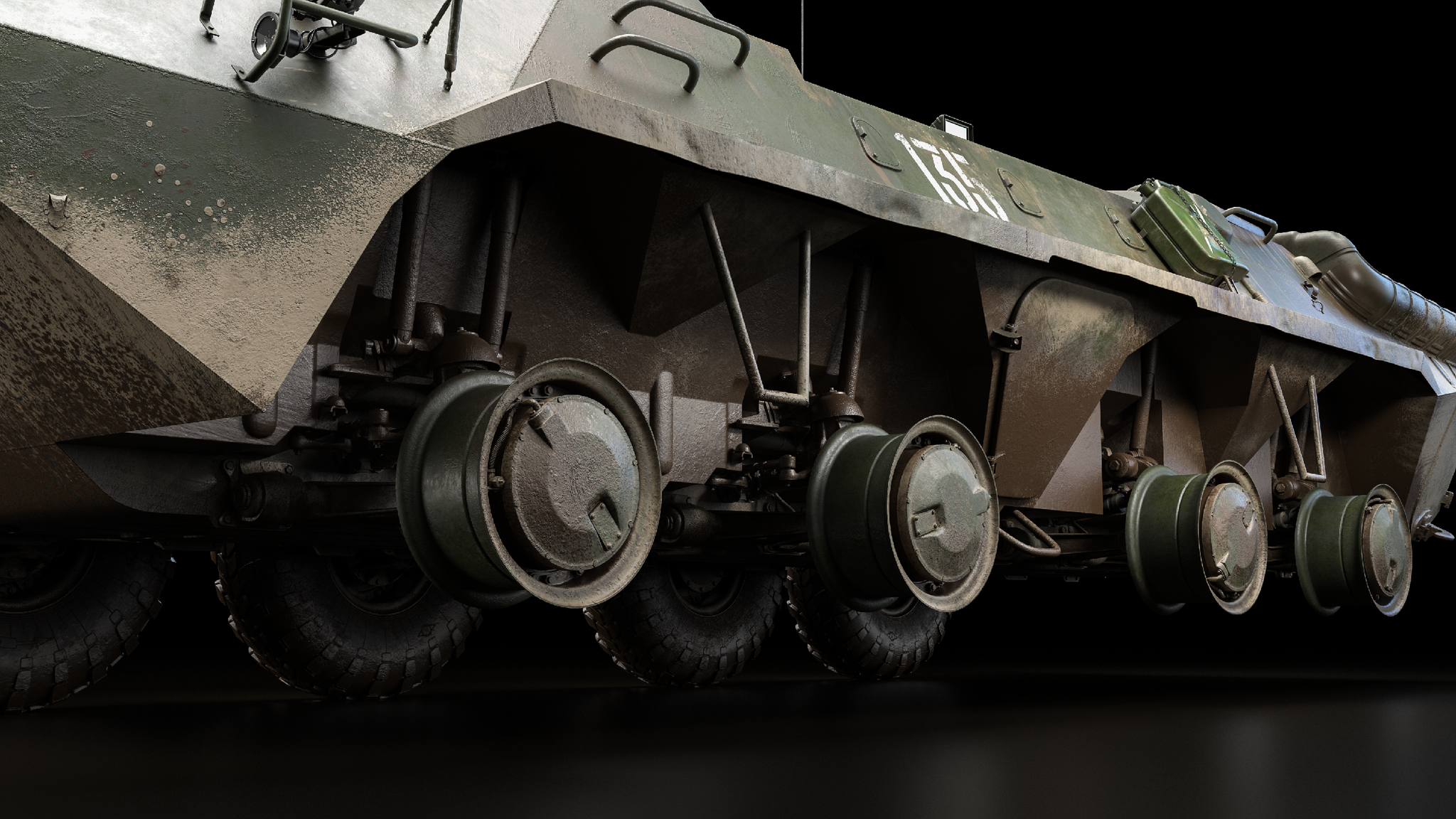 DON. BTR 70 under close up. V002 - Don, Movies, Art, 3D, Armored personnel carrier, Yandex Zen (link), Longpost