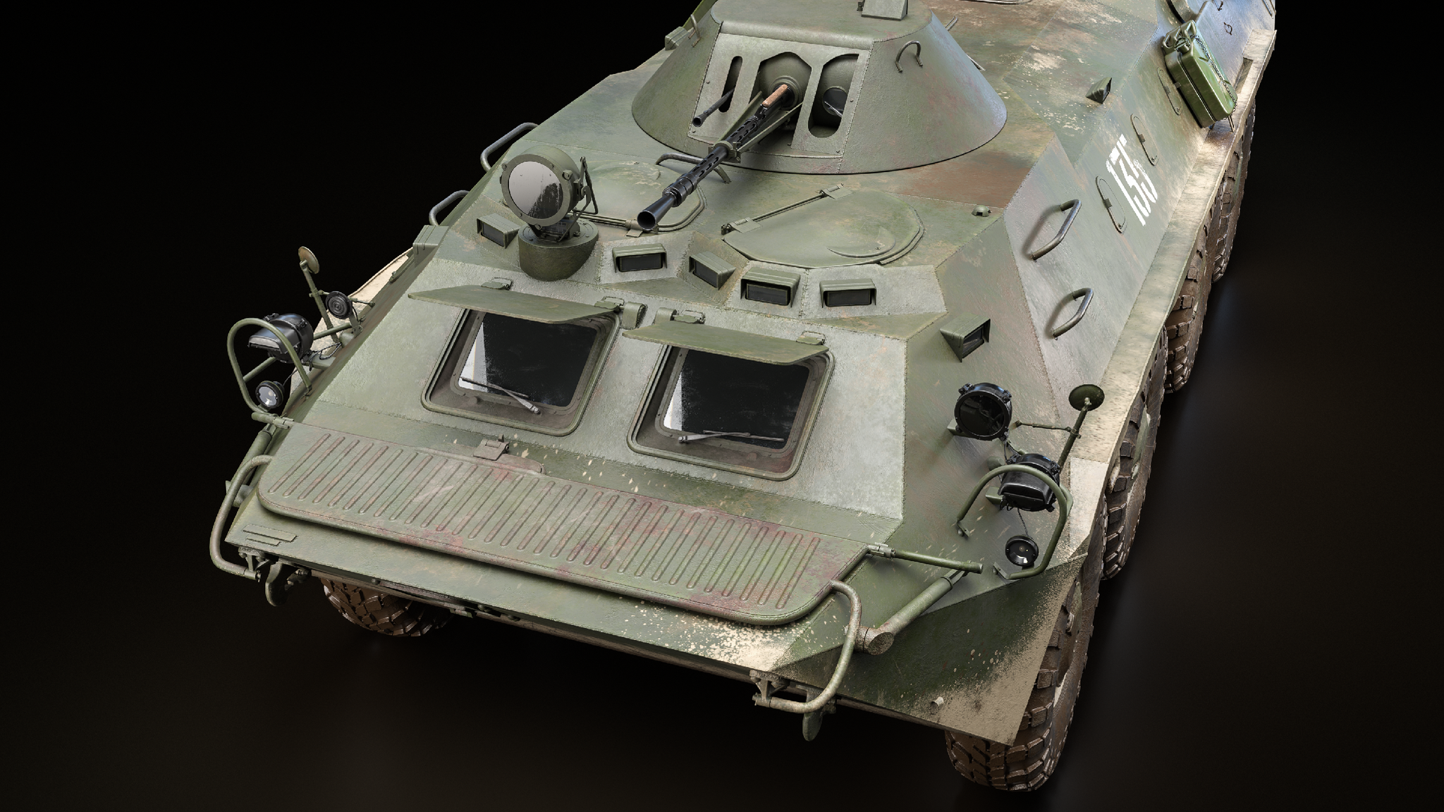 DON. BTR 70 under close up. V002 - Don, Movies, Art, 3D, Armored personnel carrier, Yandex Zen (link), Longpost