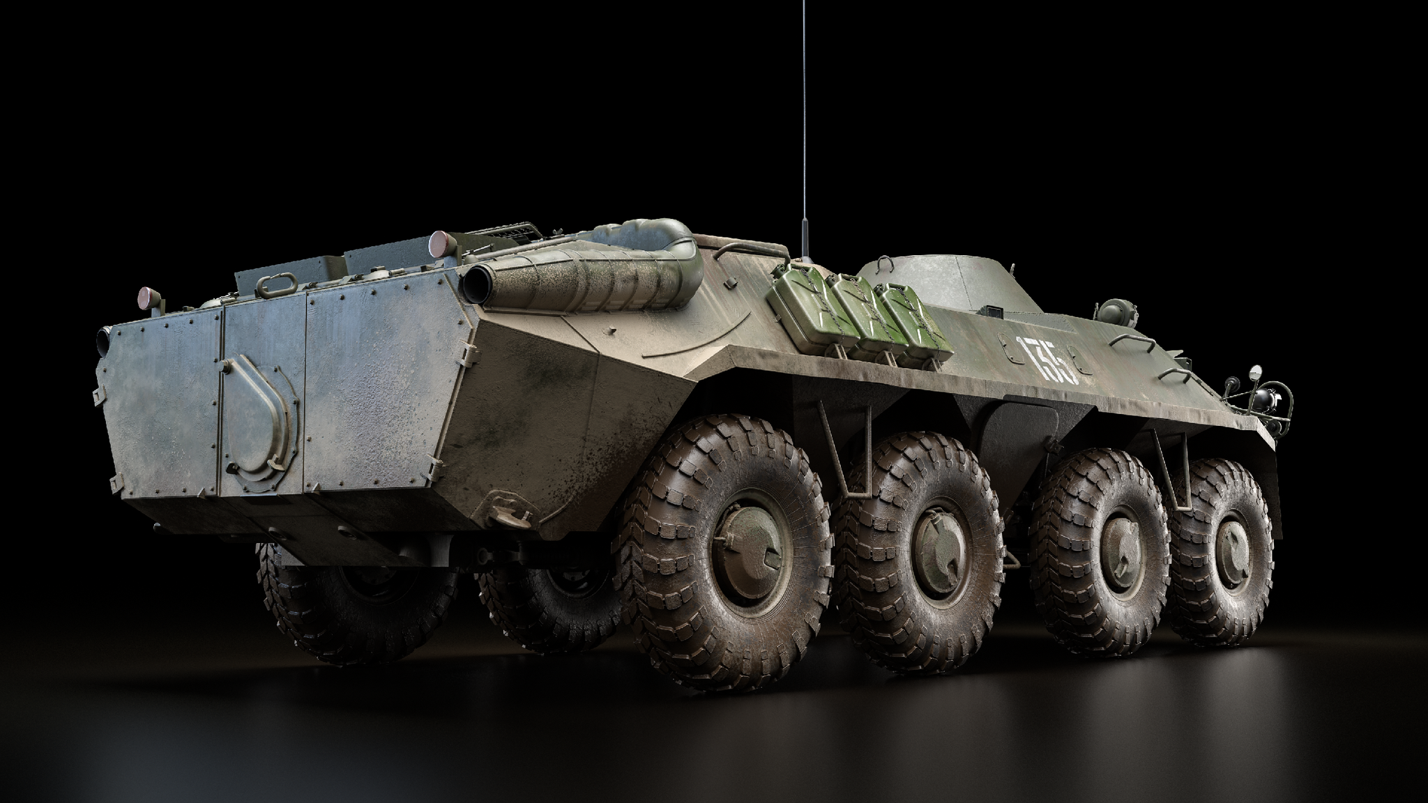 DON. BTR 70 under close up. V002 - Don, Movies, Art, 3D, Armored personnel carrier, Yandex Zen (link), Longpost