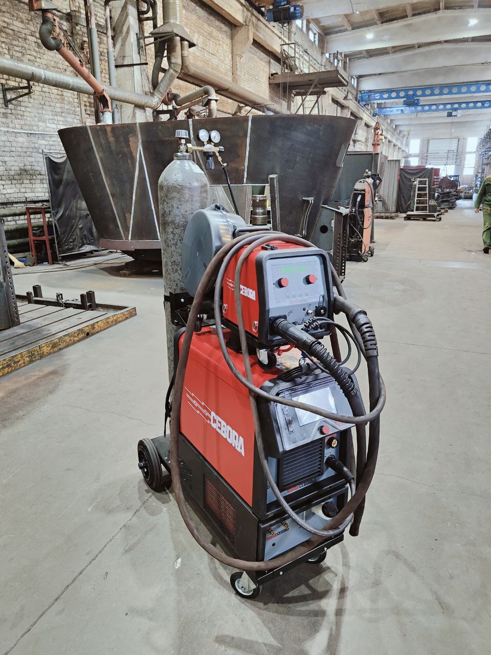 Commissioning in Kolomna with Cebora KINGSTAR 520 TS - My, Industrial Equipment, Welding machine, Semi-automatic welding machine, Welder, Welding equipment, Machine, Electronics, Longpost