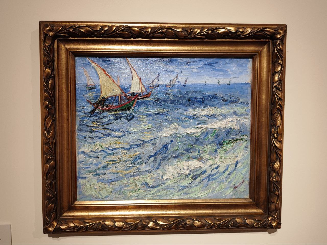 Vincent van Gogh in the Pushkin Museum - My, Artist, Art, Oil painting, Art, beauty, van Gogh, Author's painting, Modern Art, Impressionism, Canvas, Painting, Longpost