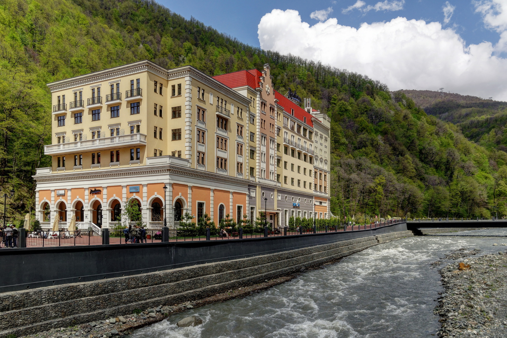 Rosa Khutor. Mzymta River - My, The photo, 2015, May, Краснодарский Край, Mzymta, Rosa Khutor