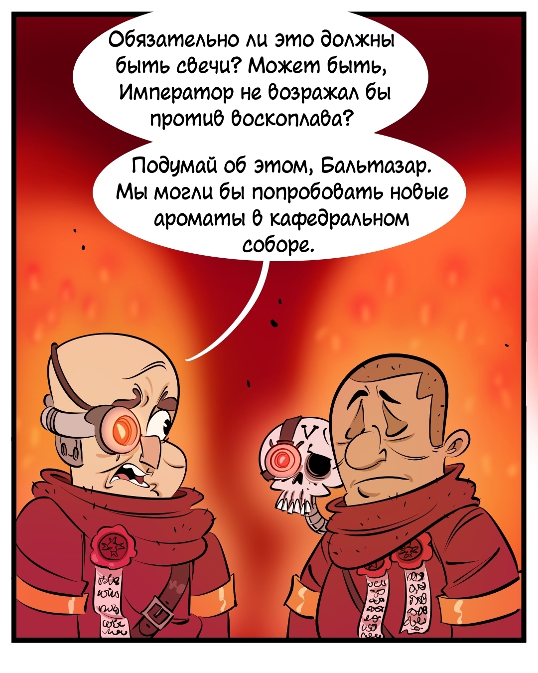 Olfactorium - My, Translated by myself, Comics, Warhammer 40k, Wh humor, Ecclesiarchy, Penny arcade, Longpost