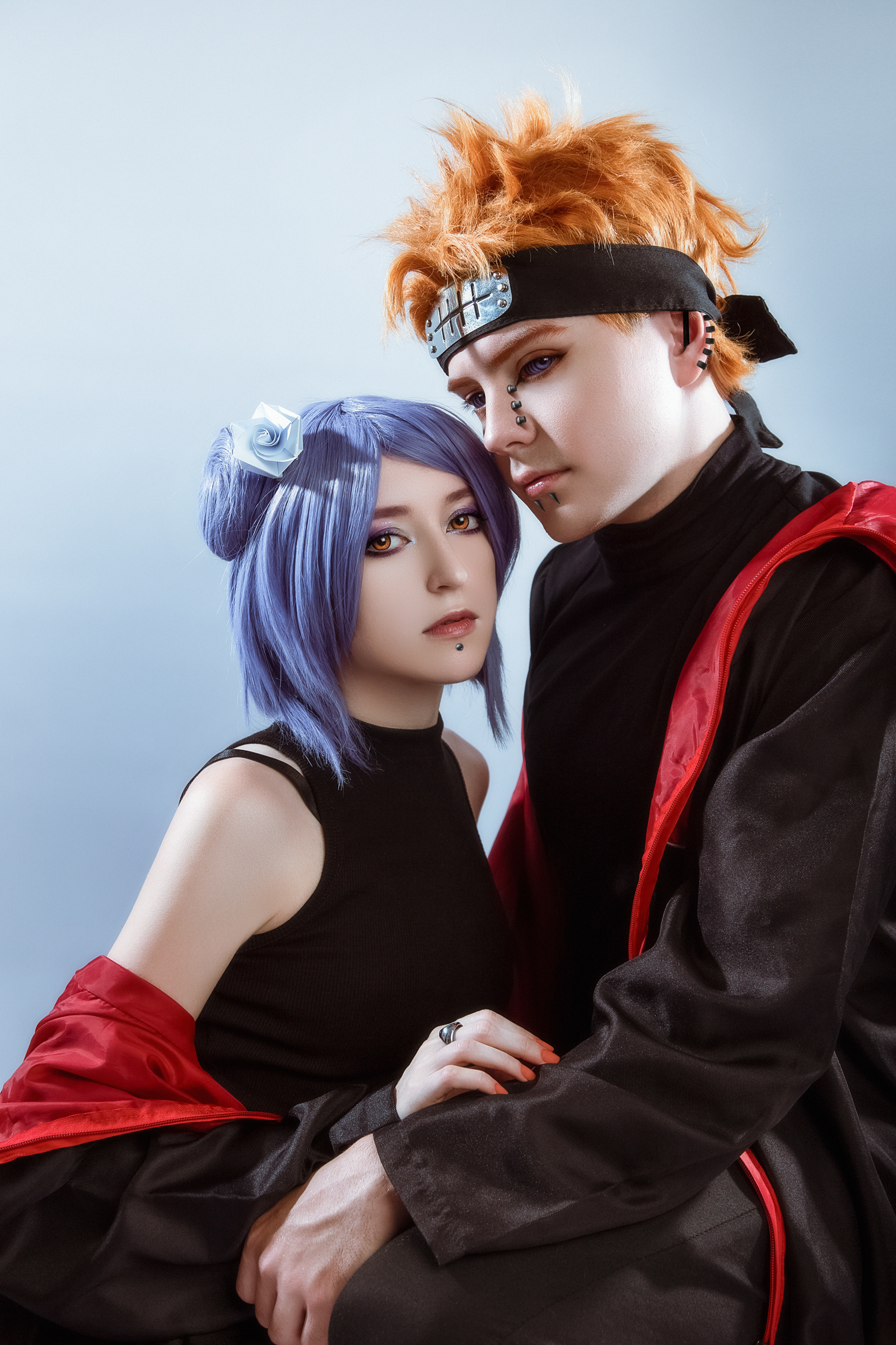 Наш косплей Пейна (Яхико) и Конан - Моё, Косплей, Konan (Naruto), Akatsuki, Косплееры, Длиннопост, Фотография