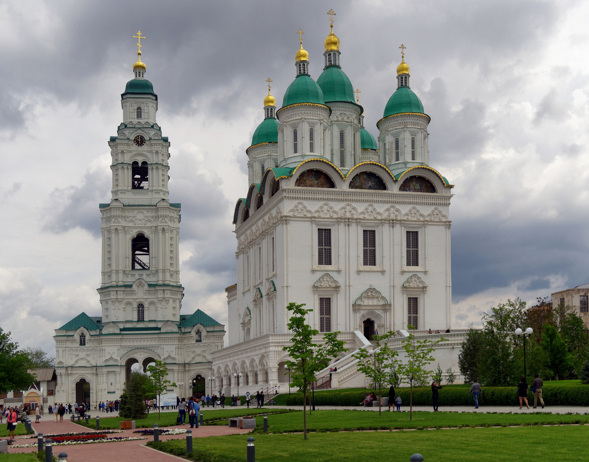 Astrakhan Kremlin. Cathedral of the Assumption of the Virgin Mary - My, May, The photo, Astrakhan, Kremlin, 2015, The cathedral, Bell tower, Longpost