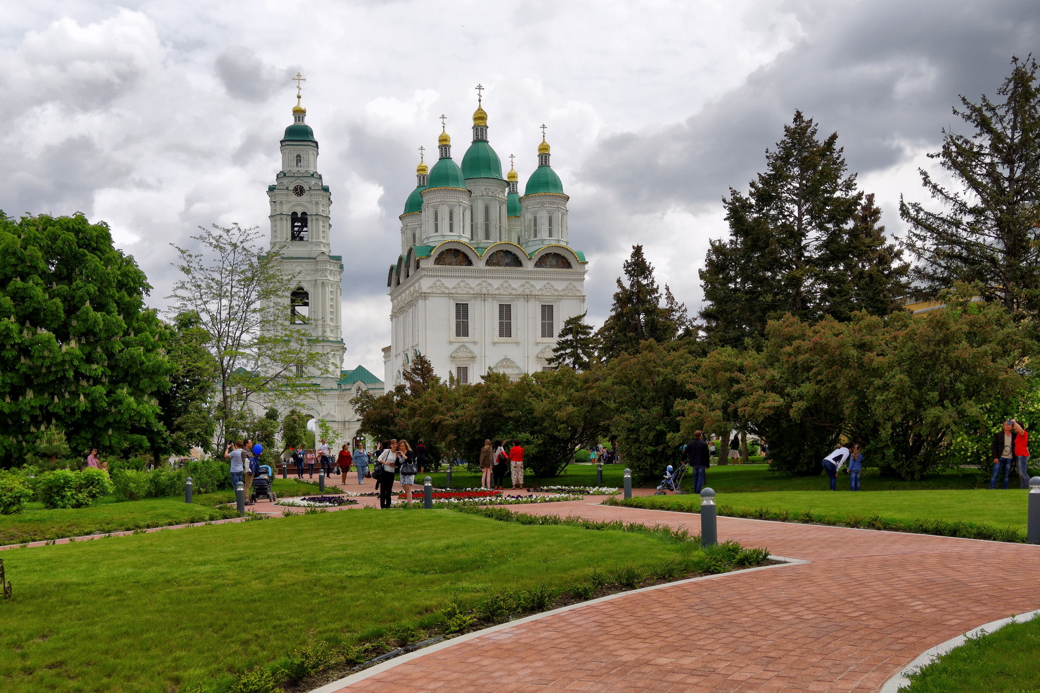 Astrakhan Kremlin. Cathedral of the Assumption of the Virgin Mary - My, May, The photo, Astrakhan, Kremlin, 2015, The cathedral, Bell tower, Longpost