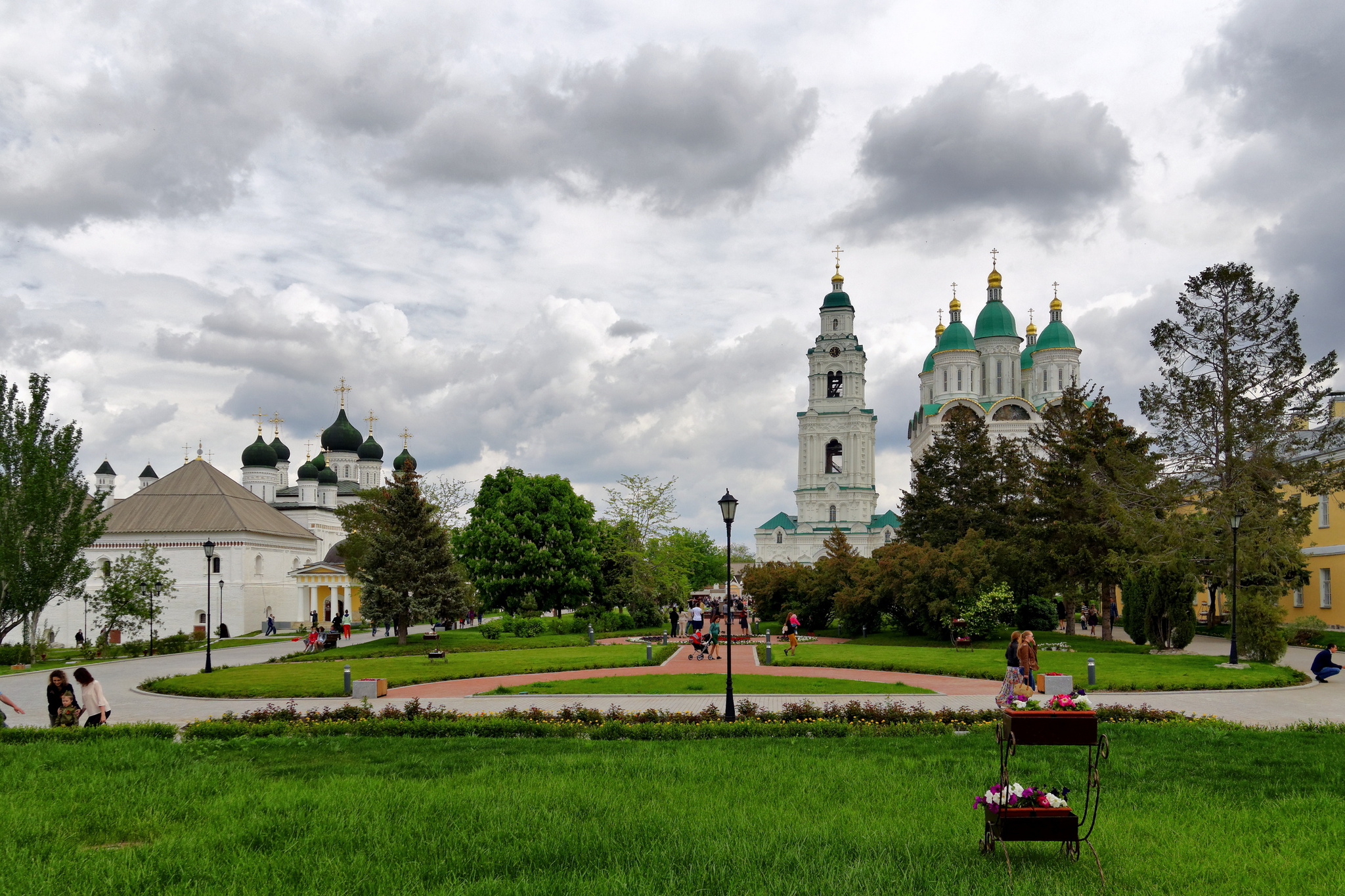 Astrakhan Kremlin. Cathedral of the Assumption of the Virgin Mary - My, May, The photo, Astrakhan, Kremlin, 2015, The cathedral, Bell tower, Longpost