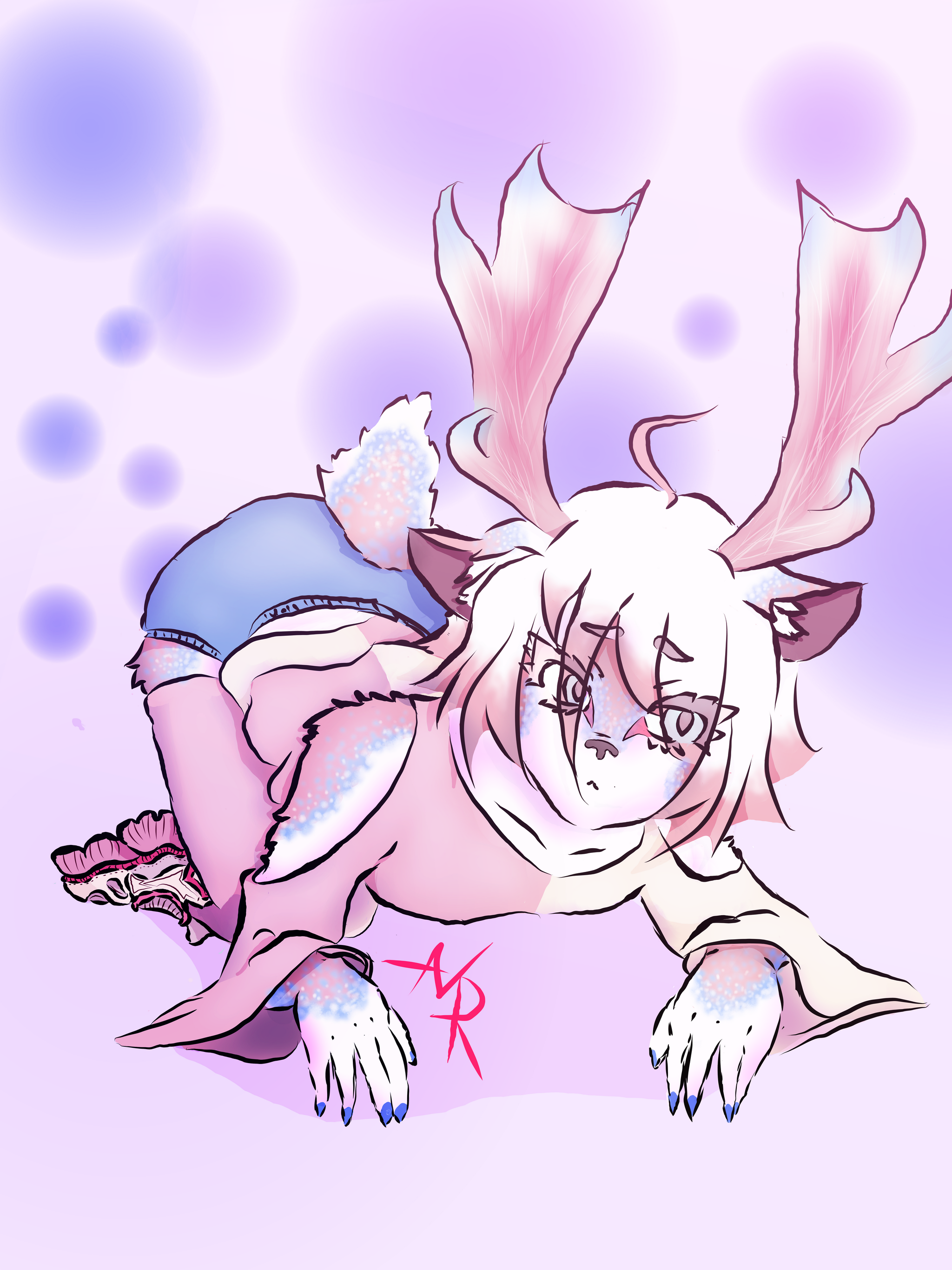 They made the boy furious - My, Furry, Femboy, Its a trap!, Furry trap, Trap Art, Art, Furry art, Horns, Horns, Pastel