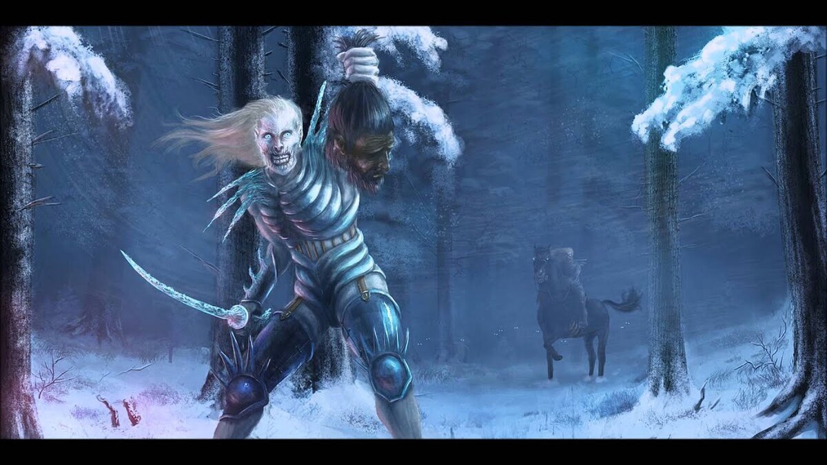 The Real Story Behind Game of Thrones' White Walkers: What They Wanted and How Powerful They Were - My, Book Review, Review, Fantasy, Screen adaptation, Overview, Fantasy, Game of Thrones, PLIO, George Martin, Dark fantasy, Westeros, King of the night, Starkey, Books, Serials, Foreign serials, Lore of the universe, White walkers, Magic, Longpost