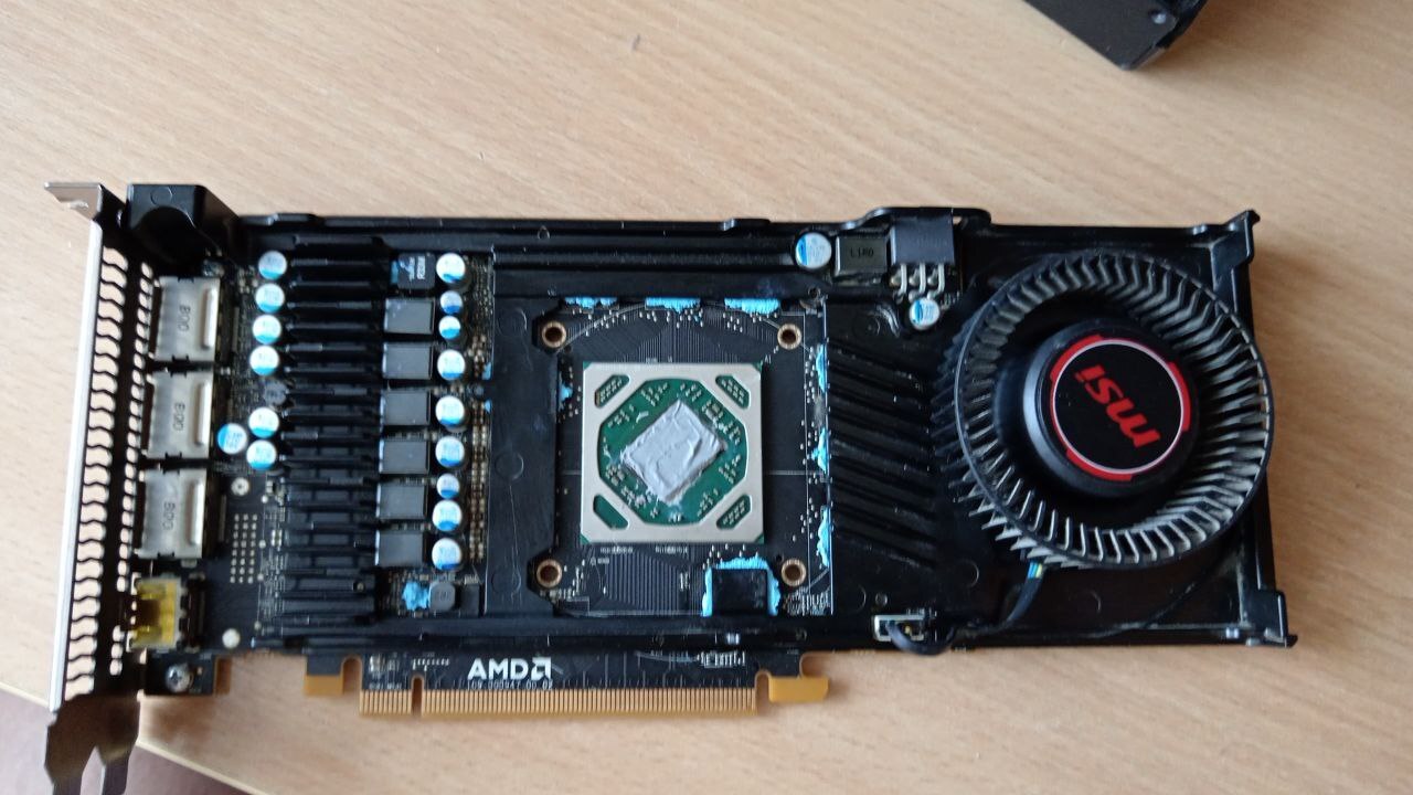 ТО видеокарты AMD Radeon RX 480 8Gb - Моё, Видеокарта, Техническое обслуживание, Длиннопост