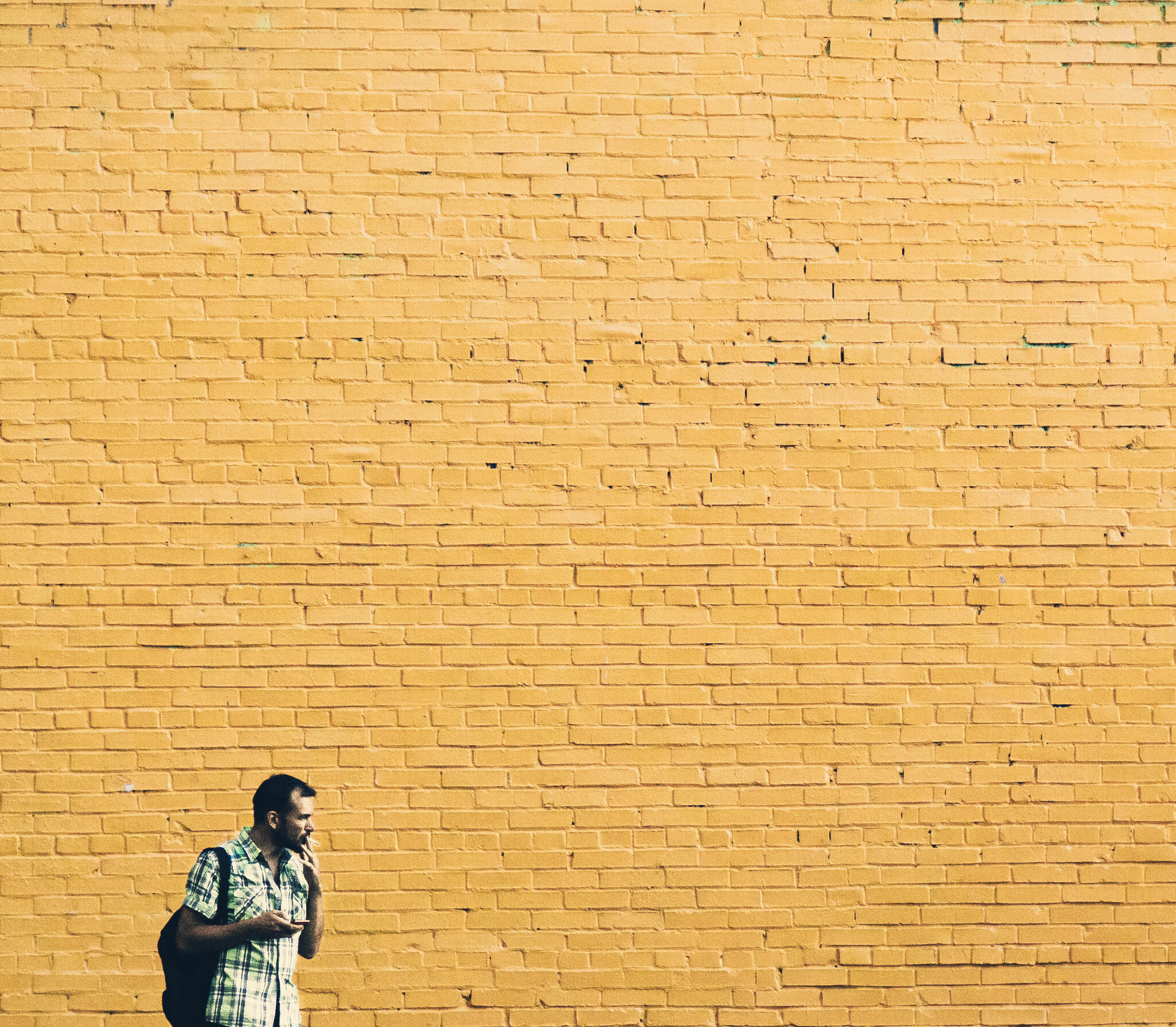 Man and the wall - My, The photo, I want criticism