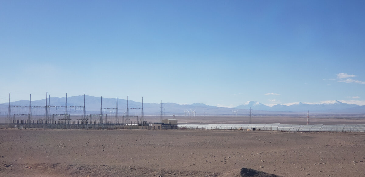 Calama is a mining town in Chile. The start of the 1,600 km Atacama Desert route - My, Solo travel, Travels, Bike trip, South America, A bike, Chile, Copper, Solar Power Plant, Wind power, Bike ride, Andes, Cyclist, Mountain tourism, Cycling, Privacy, Loneliness, Longpost, The photo