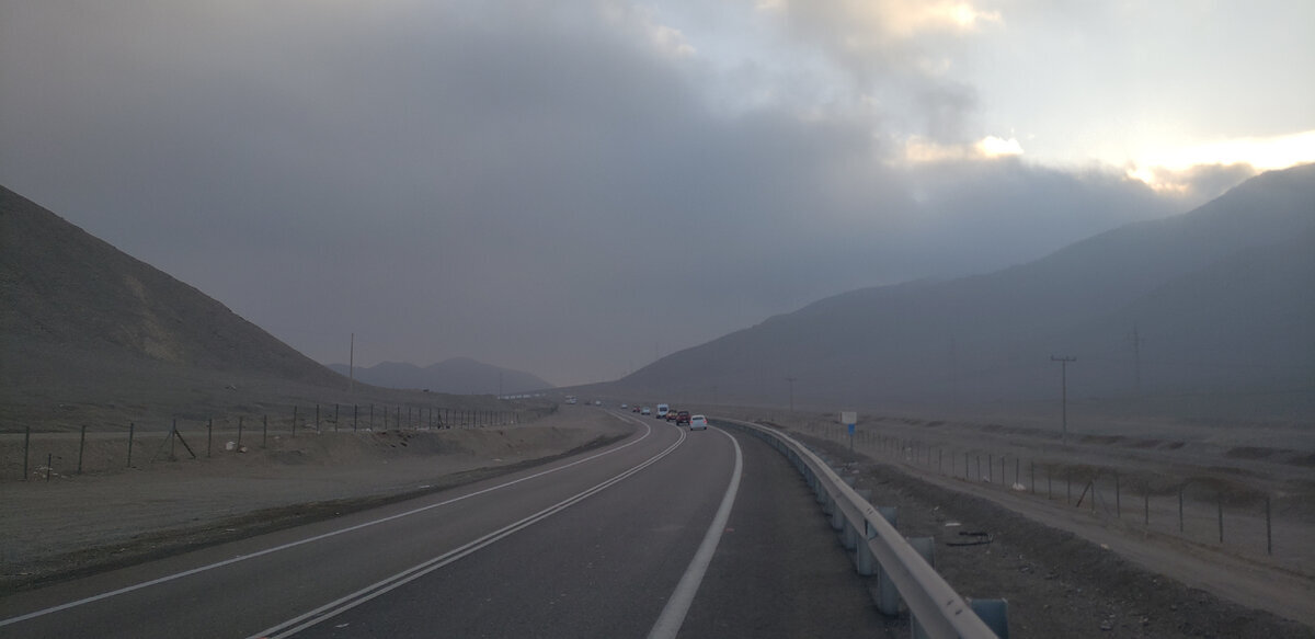 On the road to Santiago. They are transporting spare parts for quarry dump trucks - My, Bike trip, Solo travel, Travels, A bike, South America, Chile, Atacama Desert, Desert, Cyclist, Andes, Road, Bike ride, The rocks, Longpost, The photo