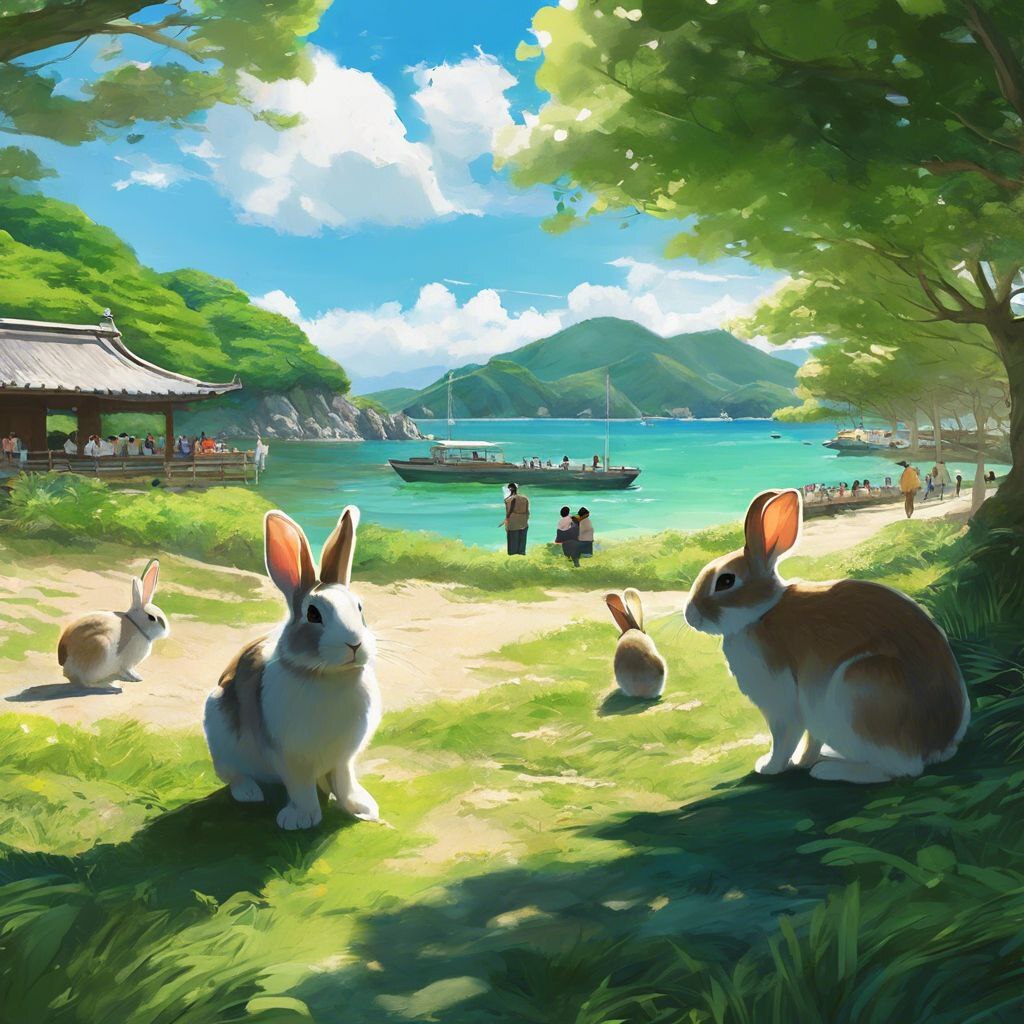 Rabbit Island - Around the world, Japan, Island, Rabbit, Informative, Unusual