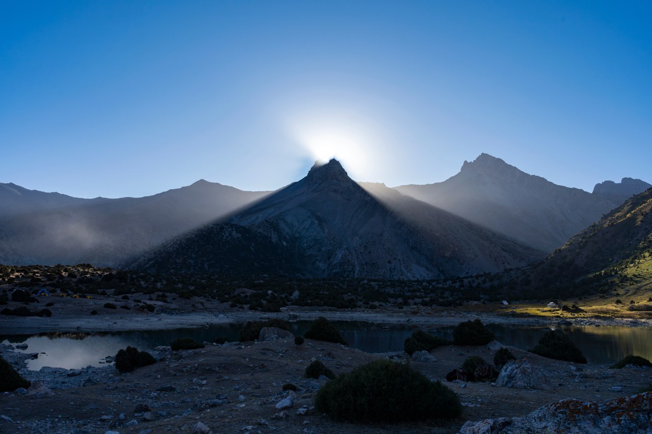 Fann Mountains - My, The mountains, Hike, Lake, Tajikistan, Fann Mountains, Pamir-Alai, Sky, Stars, Tent, Glacier, Longpost