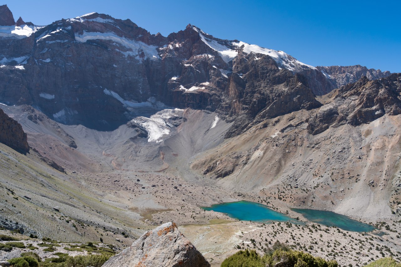 Fann Mountains - My, The mountains, Hike, Lake, Tajikistan, Fann Mountains, Pamir-Alai, Sky, Stars, Tent, Glacier, Longpost