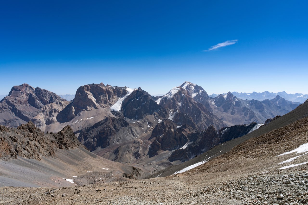 Fann Mountains - My, The mountains, Hike, Lake, Tajikistan, Fann Mountains, Pamir-Alai, Sky, Stars, Tent, Glacier, Longpost