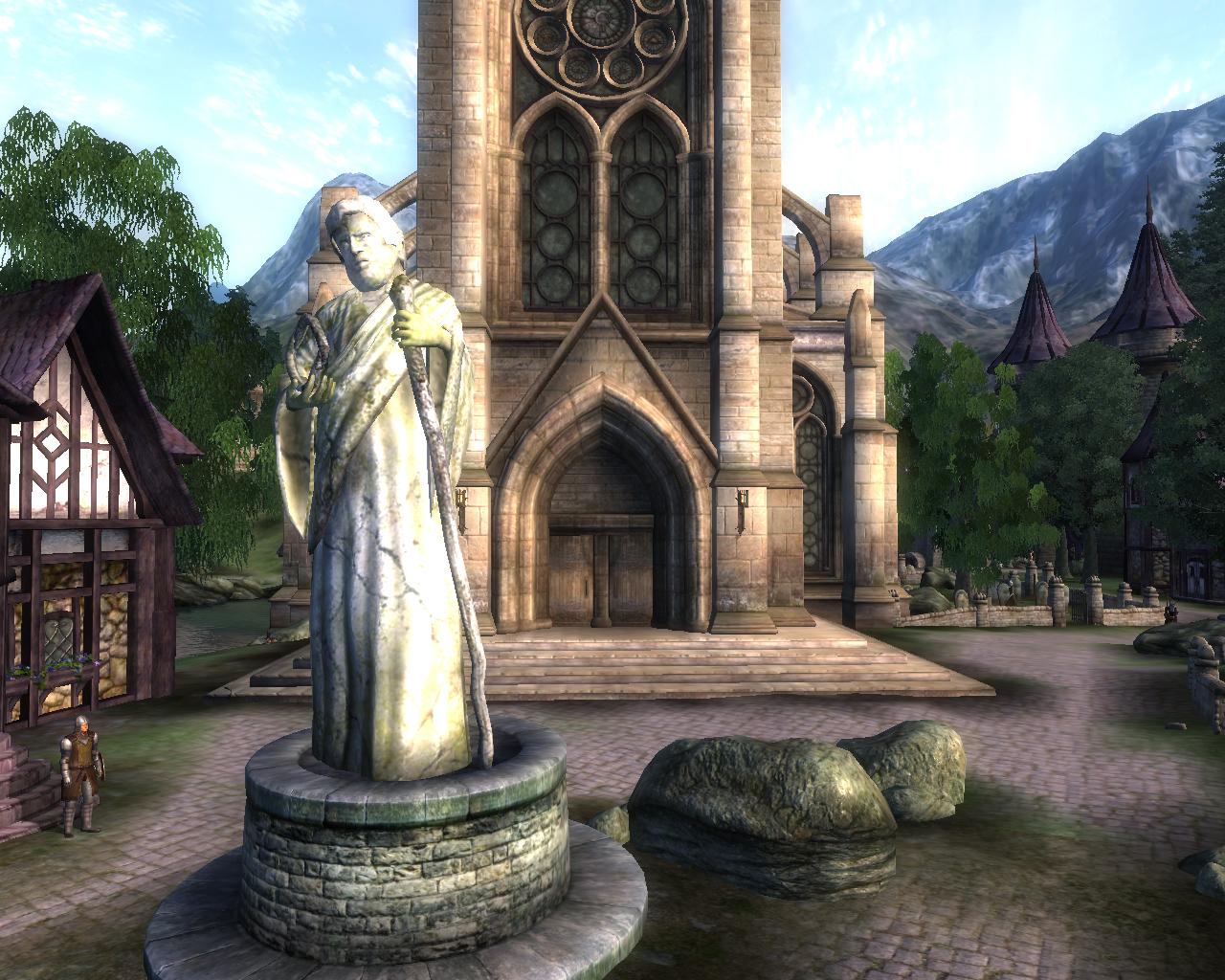 The Great Chapel of Arkay - My, Bethesda, The elder scrolls, The Elder Scrolls IV: Oblivion, RPG, Tamriel, Cyrodile, Chapel, Nostalgia, Screenshot, Longpost