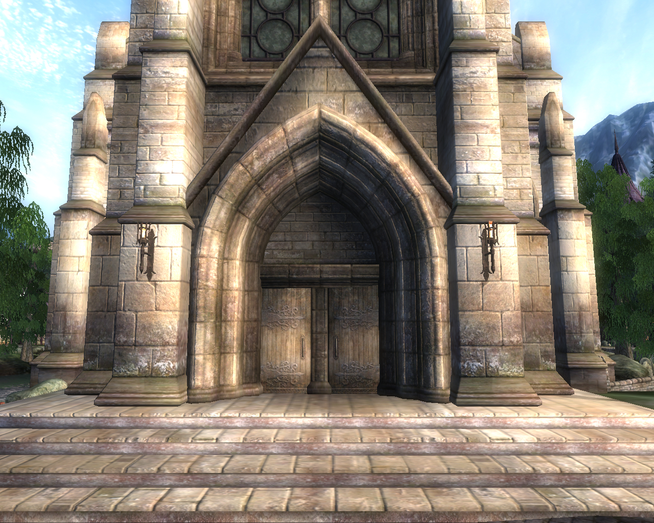 The Great Chapel of Arkay - My, Bethesda, The elder scrolls, The Elder Scrolls IV: Oblivion, RPG, Tamriel, Cyrodile, Chapel, Nostalgia, Screenshot, Longpost