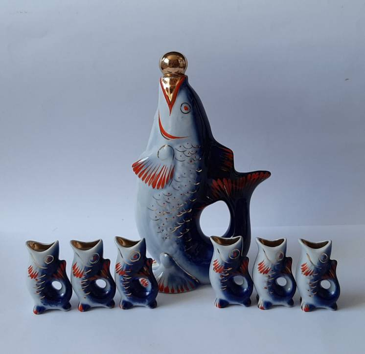 The story of the ceramic set Fish, which was in almost every home in the USSR - Ceramics, Kit, A fish, the USSR, Bigpiccha, Longpost