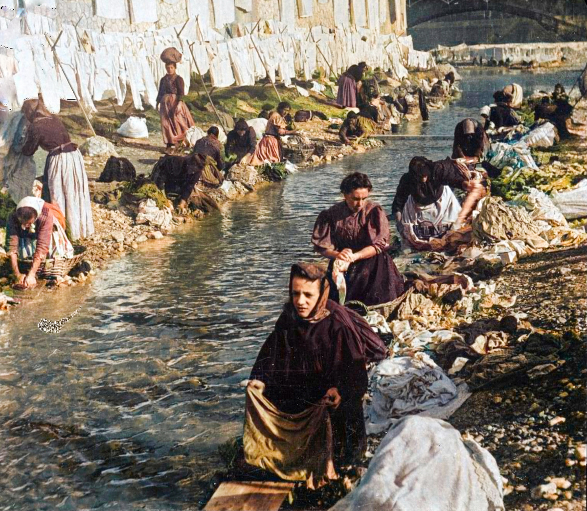 Unique historical footage from the life of European countries that will take you back to the past. 20 colorized photographs from the late 19th - early 20th centuries - My, Old photo, Historical photo, The photo, Colorization, France, Great Britain, Norway, Netherlands (Holland), Portugal, 19th century, 20th century, Longpost