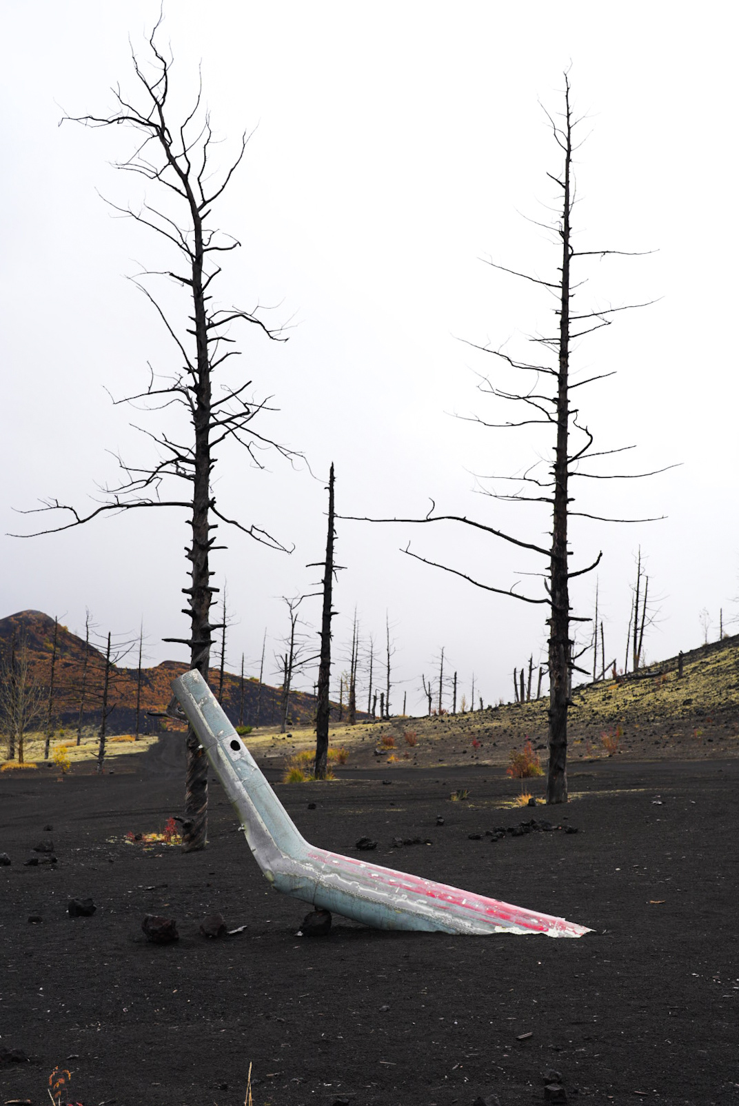 Installation near Tolbachik: In memory of the Leningradskaya base and the Mi-4 helicopter - My, Kamchatka, Volcano, Travels, Longpost