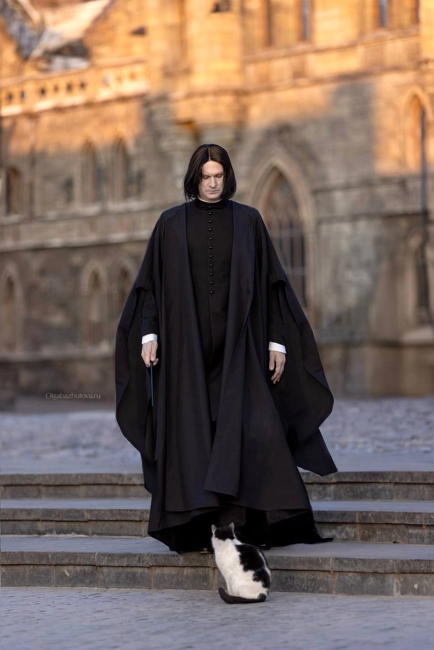 Severus Snape | Character of the Harry Potter universe - Cosplay, Severus Snape, Harry Potter, Joanne Rowling, Movies, The photo, VKontakte (link), Longpost, Minerva McGonagall, Facebook (link)