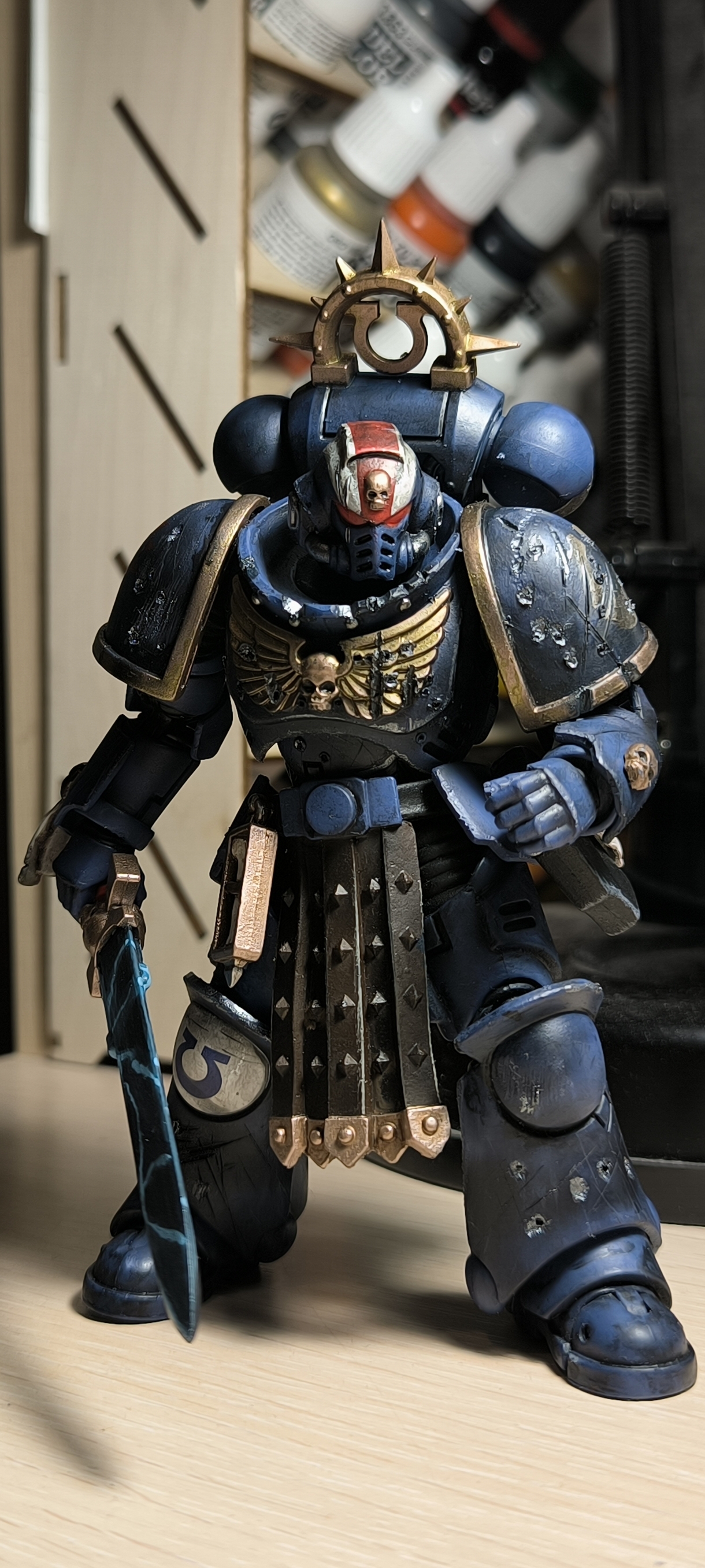 Continuation of the post White Consul from JoyToy - My, Mobile photography, Warhammer 40k, Warhammer, Joy toy, Primaris space marines, Loyal Space marines, Longpost, Wh miniatures, Reply to post, A wave of posts