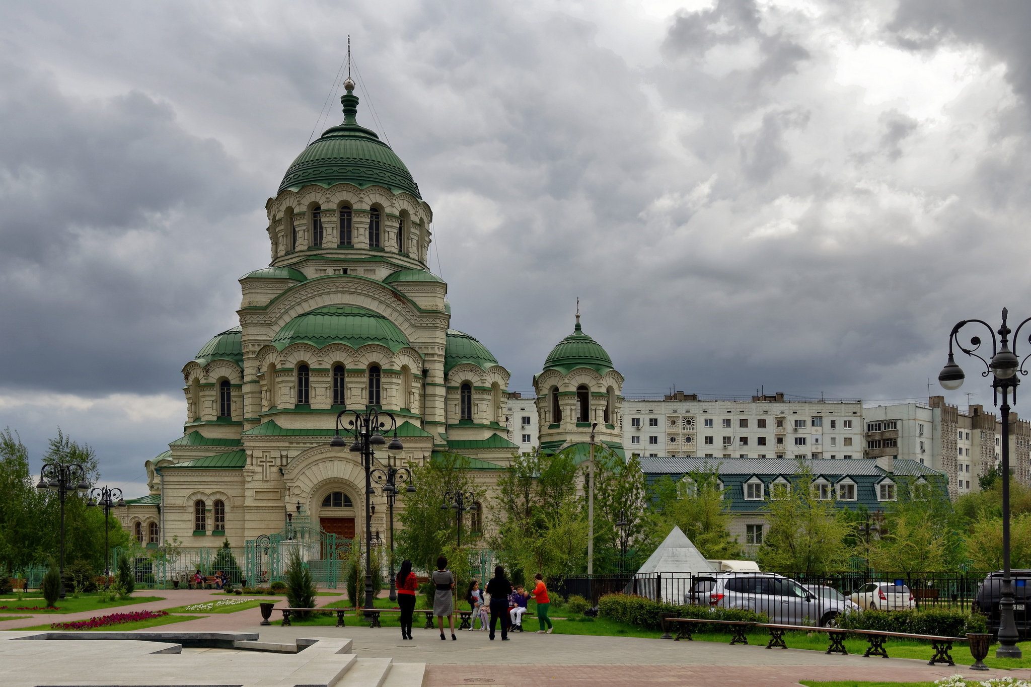 Astrakhan. Cathedral of St. Vladimir - My, The photo, 2015, May, Astrakhan, Travels, The cathedral