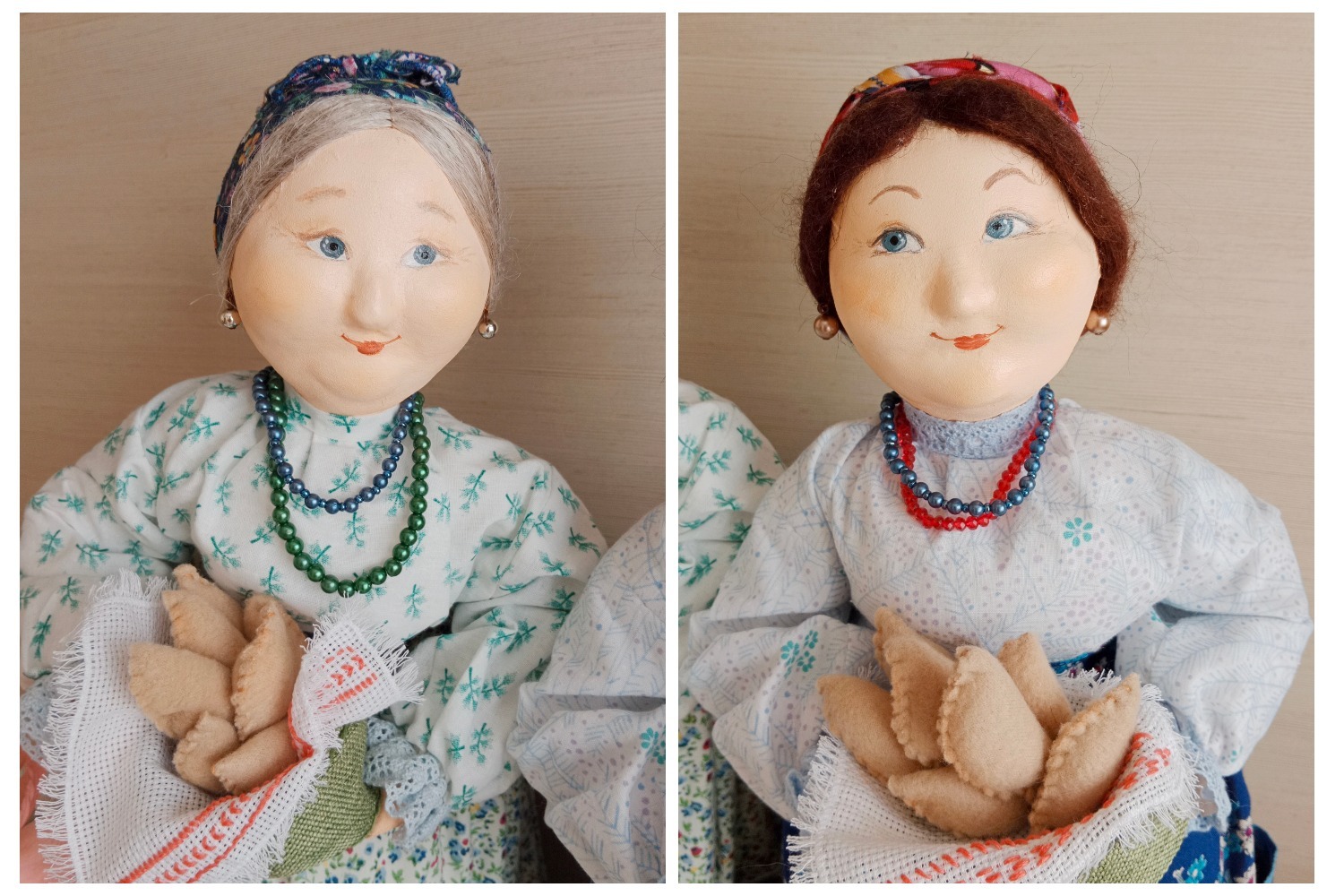 Granny dolls - My, Needlework without process, Doll, Presents, Cosiness, Tea, Longpost