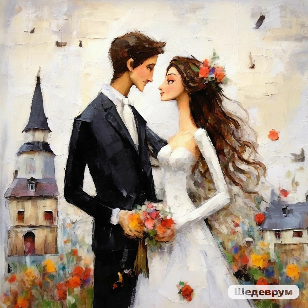 The best gift, or QuinckeQuinckeQuincke - My, Life stories, Нейронные сети, Neural network art, Suno, Relationship, Neuromusic, Masterpiece (Yandex), Wedding, Longpost