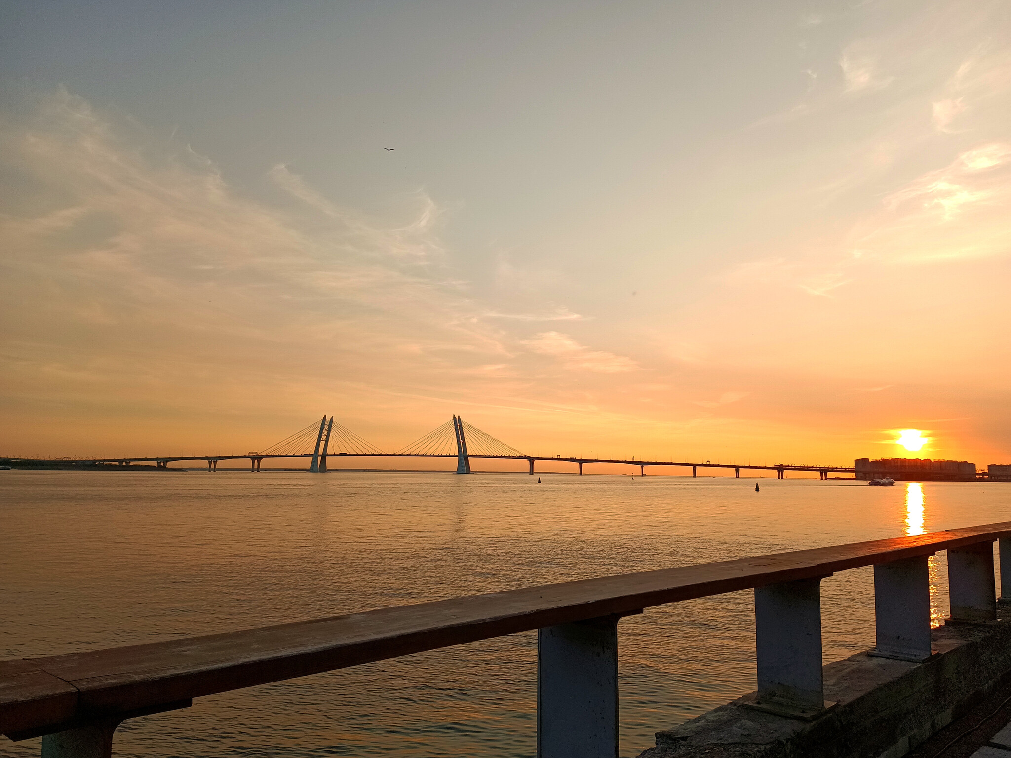 Sevkabel, August'24 - My, Saint Petersburg, Sunset, Bridge, The sun