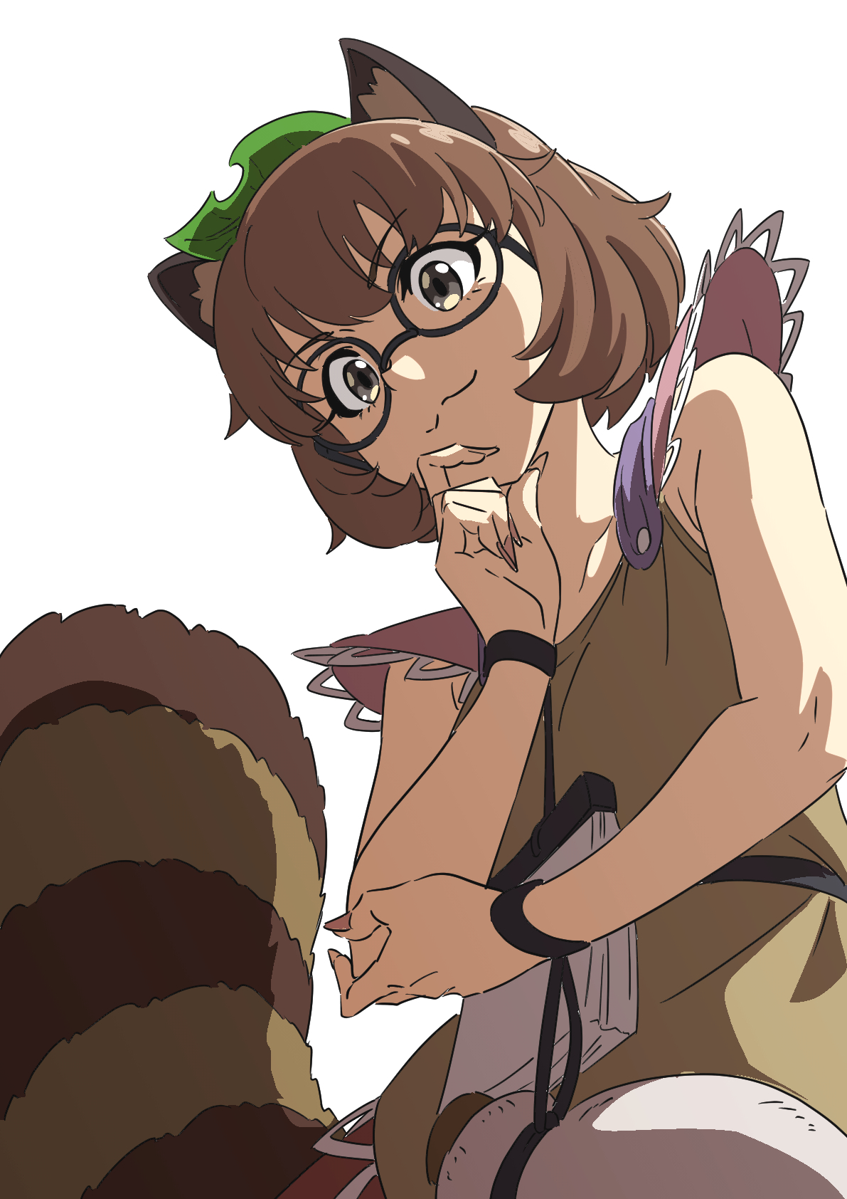 Tail :3 - Anime, Anime art, Animal ears, Tail, Touhou, Futatsuiwa Mamizou