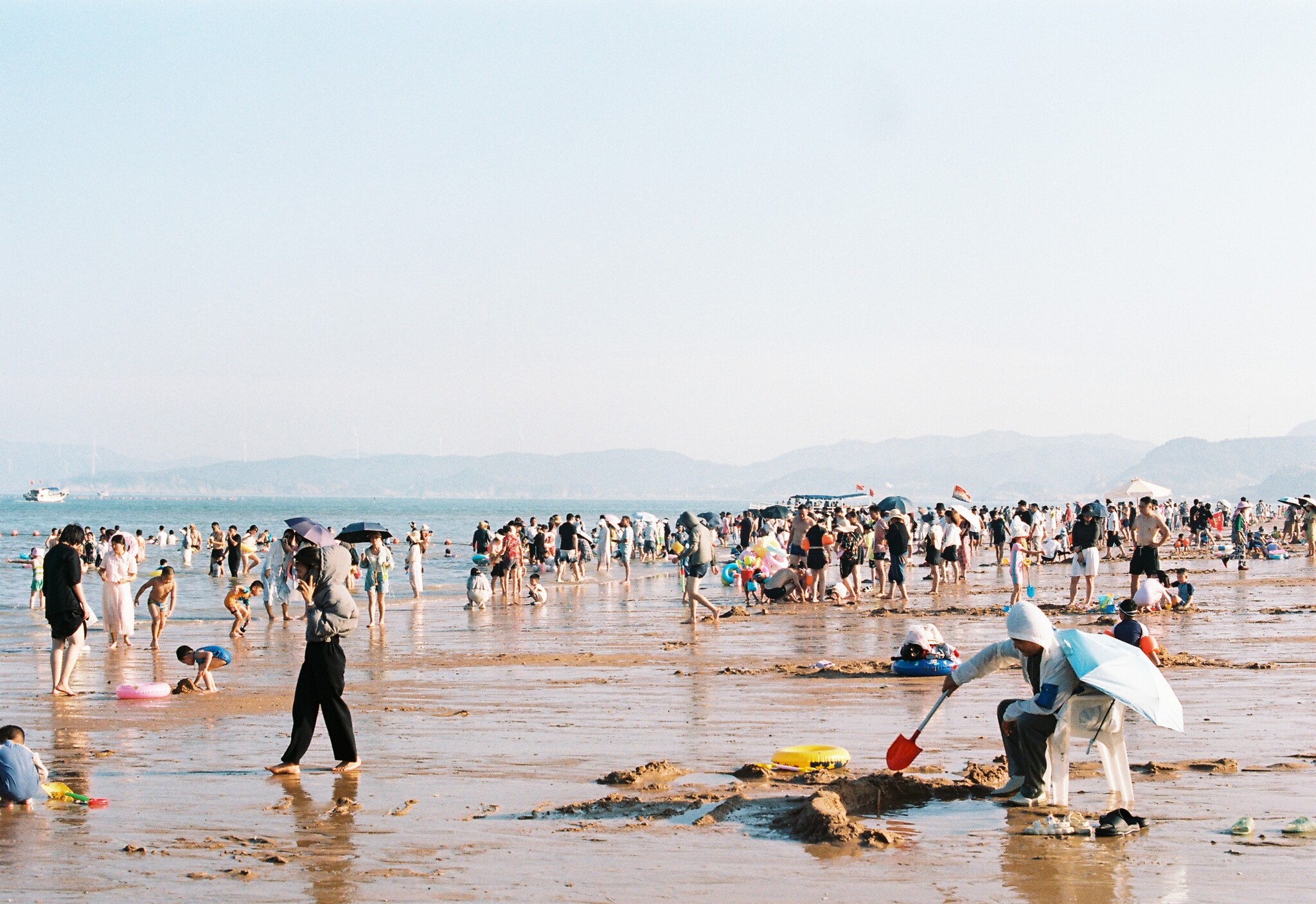 Sea on film - My, China, China inside out, Film, Film cameras, The photo, Longpost