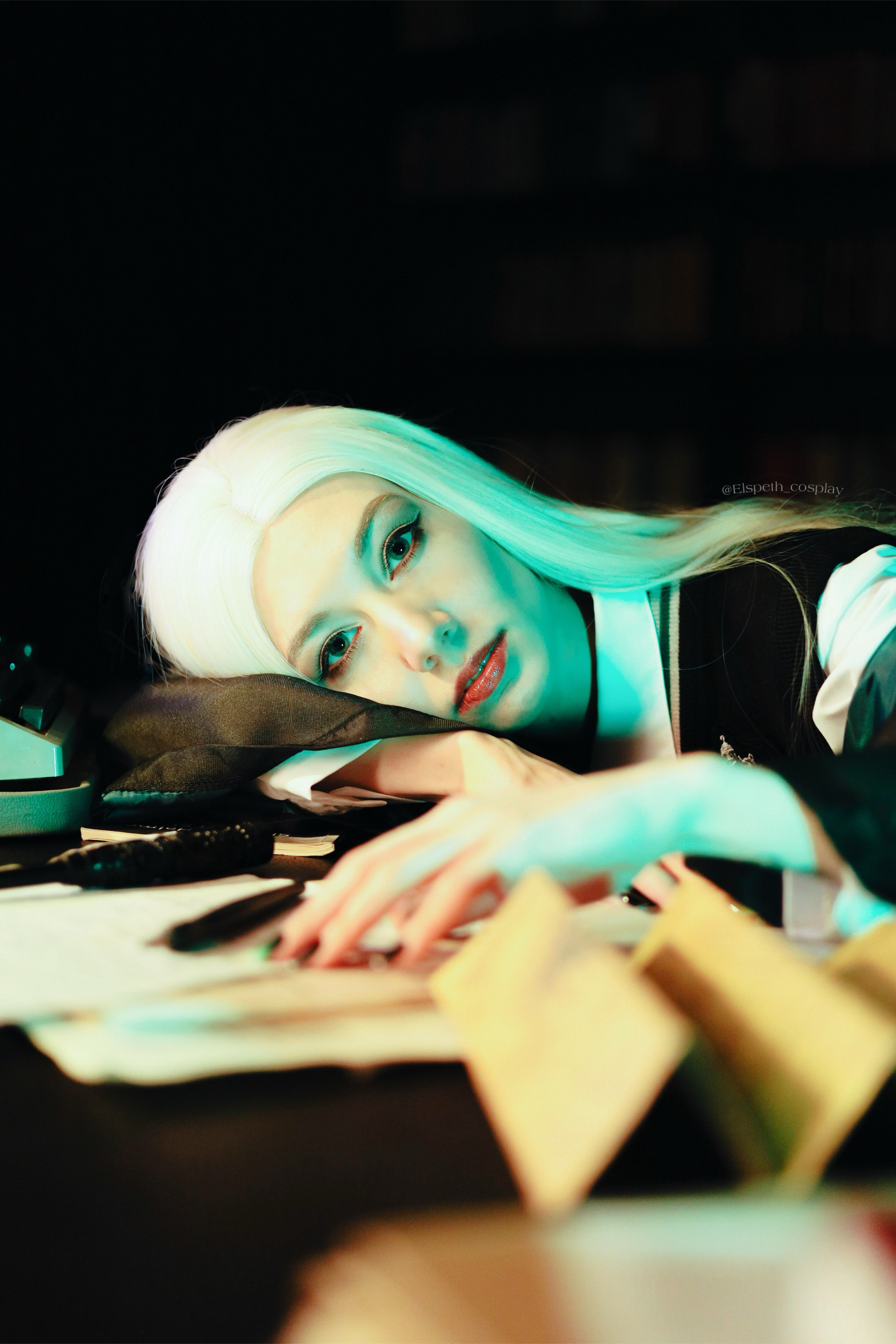 Slytherin student cosplay - My, Cosplay, Harry Potter, Slytherin, Snake, Longpost, The photo