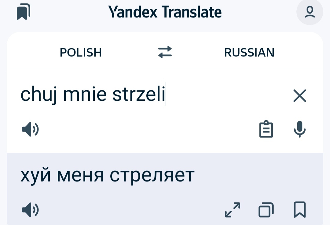 Польский стреляющий - Польша, Польский язык, Мат