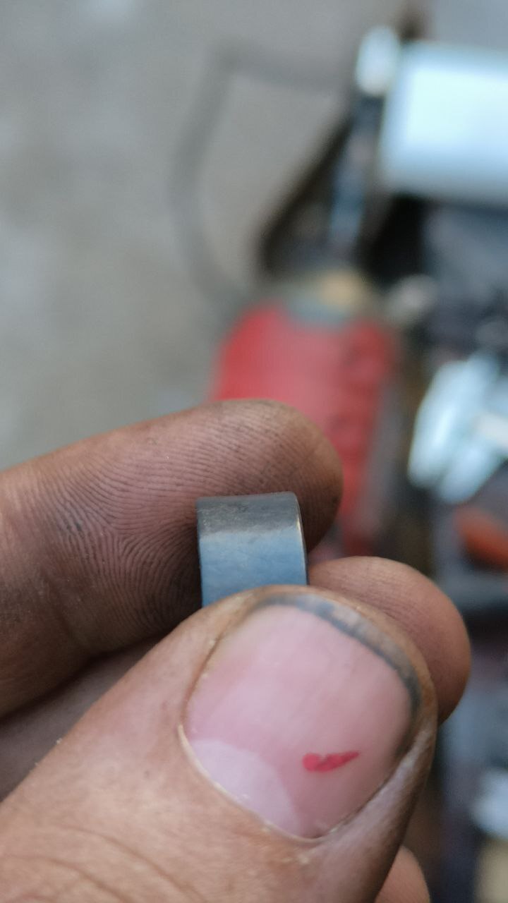 Made myself wedding rings out of titanium - My, Ring, Titanium, Metalworking, Longpost, Needlework with process