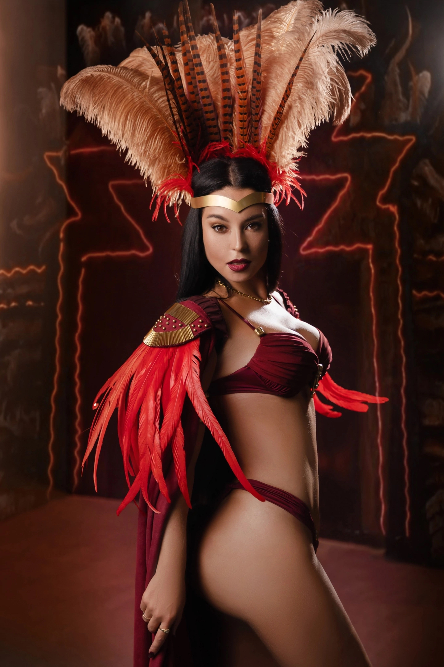 Santanico Pandemonium. From Dusk Till Dawn Cosplay - My, Cosplay, From dusk to dawn, Quentin Tarantino, Snake, Dancing, Video, Movies, Fantasy, Vampires, Vertical video, Longpost, The photo