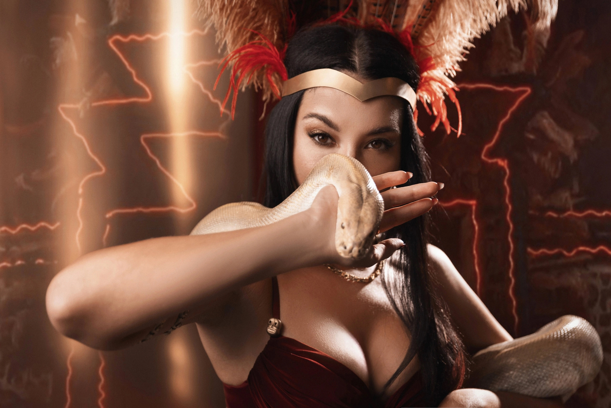 Santanico Pandemonium. From Dusk Till Dawn Cosplay - My, Cosplay, From dusk to dawn, Quentin Tarantino, Snake, Dancing, Video, Movies, Fantasy, Vampires, Vertical video, Longpost, The photo